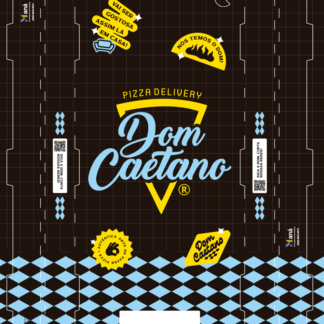 Layout de embalagem personalizada — Dom Caetano