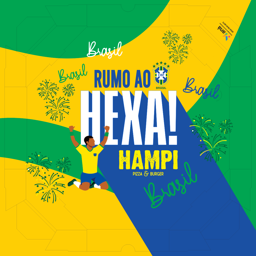 Layout de embalagem personalizada — Hampi Pizza & Burger